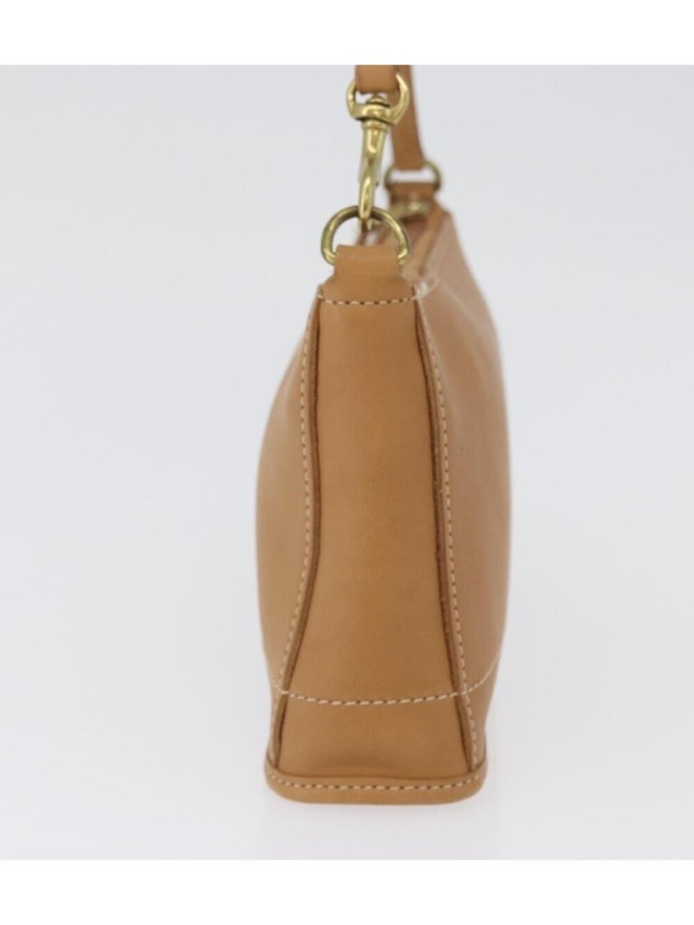 Coach Hand Pouch PVC Beige Gold - Picture 3 of 16